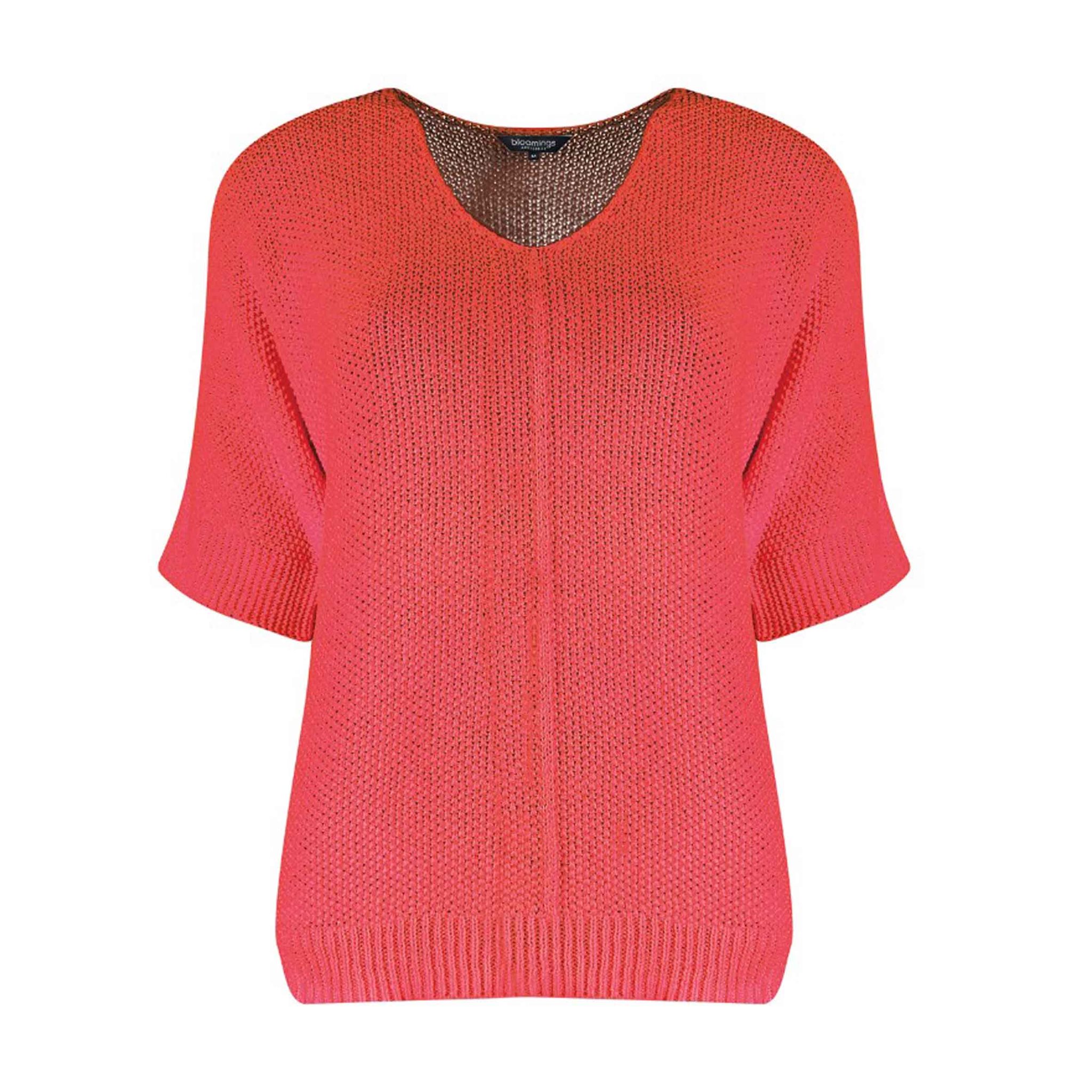 V NECK PULLOVER 3/4 SLEEVE BLOOMINGS