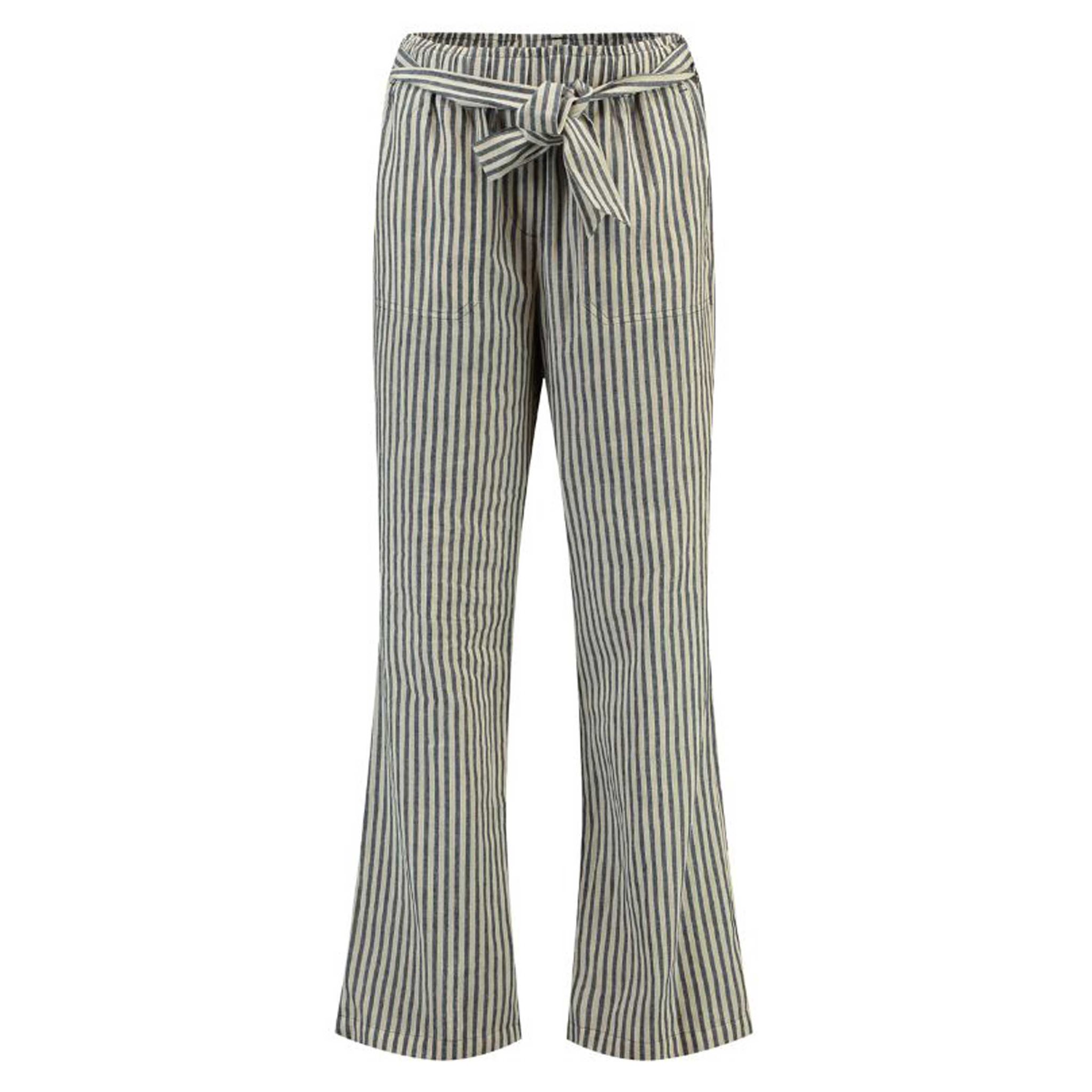 Pants w/waist strap stripe BLOOMINGS